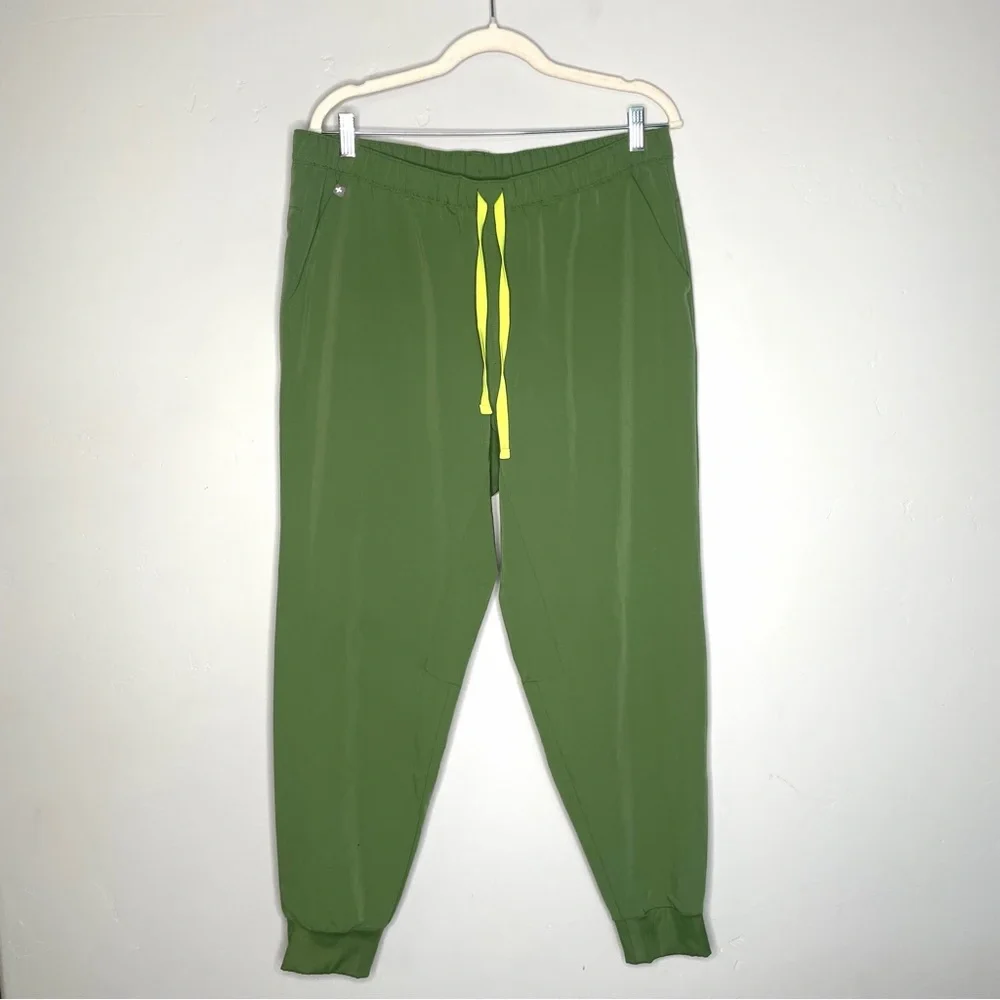 FIGS Tansen Jogger Scrub Pants Men’s XL Olive‎ Green